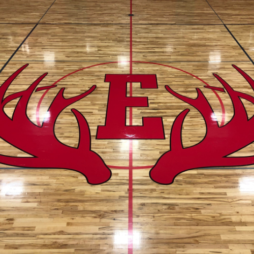 Custom Floor - Elkhorn Gym