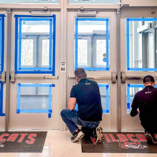 School Safety - Securing Front Entrance of School