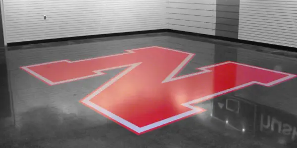 Floor graphic example