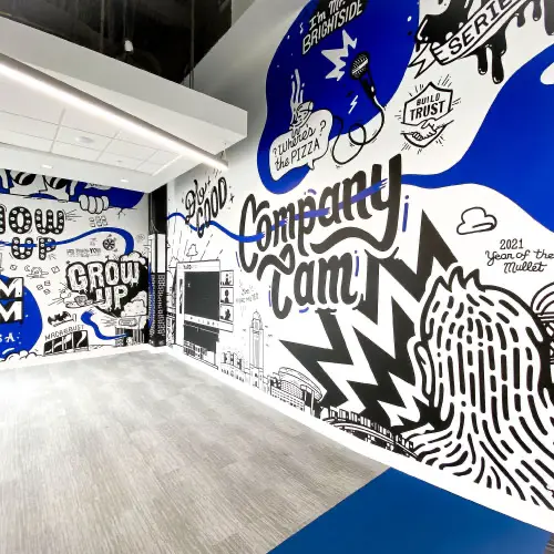 Company Cam Interior Wall Graphics